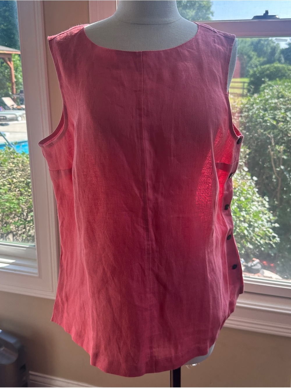 NWT Talbots Irish Linen Tank, Size 16